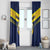 Barbados Rugby Window Curtain Team Barbados Trident Go Champions
