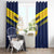 Barbados Rugby Window Curtain Team Barbados Trident Go Champions
