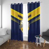 Barbados Rugby Window Curtain Team Barbados Trident Go Champions