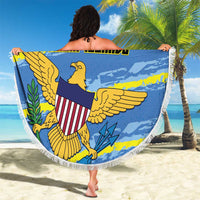 US Virgin Islands Soccer Beach Blanket Team Dashing Eagles Come On