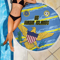US Virgin Islands Soccer Beach Blanket Team Dashing Eagles Come On