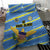 US Virgin Islands Soccer Bedding Set Team Dashing Eagles Come On