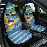 US Virgin Islands Soccer Car Seat Cover Team Dashing Eagles Come On