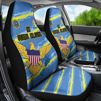 US Virgin Islands Soccer Car Seat Cover Team Dashing Eagles Come On