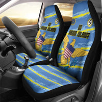 US Virgin Islands Soccer Car Seat Cover Team Dashing Eagles Come On