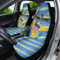 US Virgin Islands Soccer Car Seat Cover Team Dashing Eagles Come On