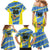 Custom US Virgin Islands Soccer Family Matching Mermaid Dress and Hawaiian Shirt Team Dashing Eagles Come On