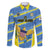 Custom US Virgin Islands Soccer Family Matching Short Sleeve Bodycon Dress and Hawaiian Shirt Team Dashing Eagles Come On