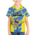 Custom US Virgin Islands Soccer Family Matching Short Sleeve Bodycon Dress and Hawaiian Shirt Team Dashing Eagles Come On