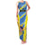 Custom US Virgin Islands Soccer Family Matching Tank Maxi Dress and Hawaiian Shirt Team Dashing Eagles Come On