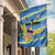 US Virgin Islands Soccer Garden Flag Team Dashing Eagles Come On