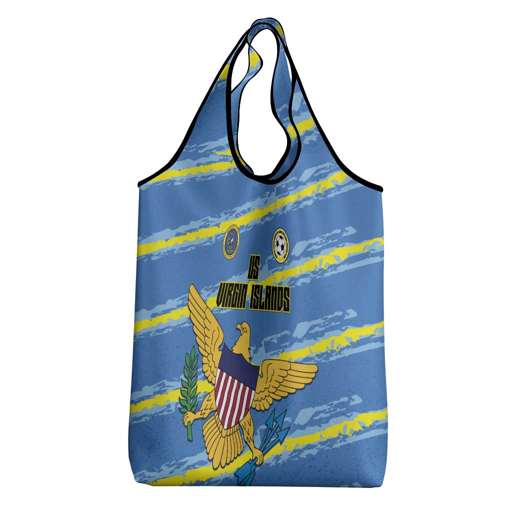 US Virgin Islands Soccer Grocery Bag Team Dashing Eagles Come On