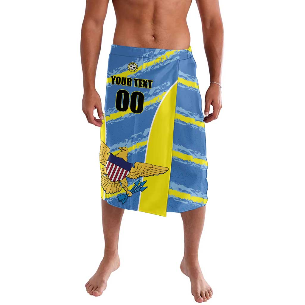 Custom US Virgin Islands Soccer Lavalava Team Dashing Eagles Come On