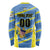 Custom US Virgin Islands Soccer Long Sleeve Shirt Team Dashing Eagles Come On