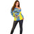 Custom US Virgin Islands Soccer Off Shoulder Sweater Team Dashing Eagles Come On