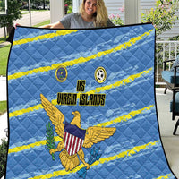 US Virgin Islands Soccer Quilt Team Dashing Eagles Come On