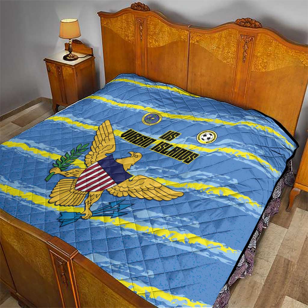 US Virgin Islands Soccer Quilt Team Dashing Eagles Come On