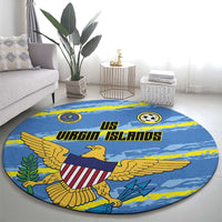 US Virgin Islands Soccer Round Carpet Team Dashing Eagles Come On