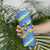 Custom US Virgin Islands Soccer Skinny Tumbler Team Dashing Eagles Come On