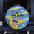 US Virgin Islands Soccer Spare Tire Cover Team Dashing Eagles Come On