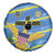 US Virgin Islands Soccer Spare Tire Cover Team Dashing Eagles Come On
