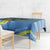 US Virgin Islands Soccer Tablecloth Team Dashing Eagles Come On