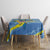 US Virgin Islands Soccer Tablecloth Team Dashing Eagles Come On