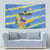 US Virgin Islands Soccer Tapestry Team Dashing Eagles Come On