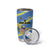 Custom US Virgin Islands Soccer Tumbler Cup Team Dashing Eagles Come On