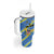 Custom US Virgin Islands Soccer Tumbler With Handle Team Dashing Eagles Come On
