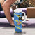 Custom US Virgin Islands Soccer Tumbler With Handle Team Dashing Eagles Come On