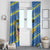 US Virgin Islands Soccer Window Curtain Team Dashing Eagles Come On