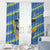 US Virgin Islands Soccer Window Curtain Team Dashing Eagles Come On