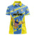 Custom US Virgin Islands Soccer Women Polo Shirt Team Dashing Eagles Come On