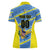 Custom US Virgin Islands Soccer Women Polo Shirt Team Dashing Eagles Come On