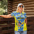 Custom US Virgin Islands Soccer Women Polo Shirt Team Dashing Eagles Come On