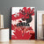 Canada Day 1867 Canvas Wall Art Moose With Maple Leaves