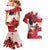 Personalised Canada Day 1867 Couples Matching Mermaid Dress and Hawaiian Shirt Moose With Maple Leaves