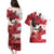 Personalised Canada Day 1867 Couples Matching Puletasi and Hawaiian Shirt Moose With Maple Leaves