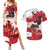 Personalised Canada Day 1867 Couples Matching Summer Maxi Dress and Hawaiian Shirt Moose With Maple Leaves