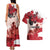 Personalised Canada Day 1867 Couples Matching Tank Maxi Dress and Hawaiian Shirt Moose With Maple Leaves