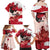 Personalised Canada Day 1867 Family Matching Off Shoulder Maxi Dress and Hawaiian Shirt Moose With Maple Leaves