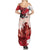 Personalised Canada Day 1867 Family Matching Summer Maxi Dress and Hawaiian Shirt Moose With Maple Leaves