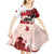 Personalised Canada Day 1867 Kid Short Sleeve Dress Moose With Maple Leaves