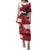 Personalised Canada Day 1867 Puletasi Moose With Maple Leaves