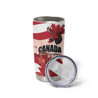 Personalised Canada Day 1867 Tumbler Cup Moose With Maple Leaves
