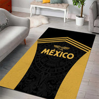 Football 2025 Mexico Area Rug Special Gold Edition
