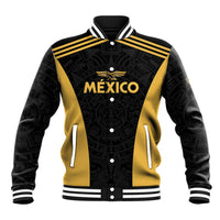 Custom Football 2025 Mexico Baseball Jacket Special Gold Edition
