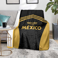 Football 2025 Mexico Blanket Special Gold Edition