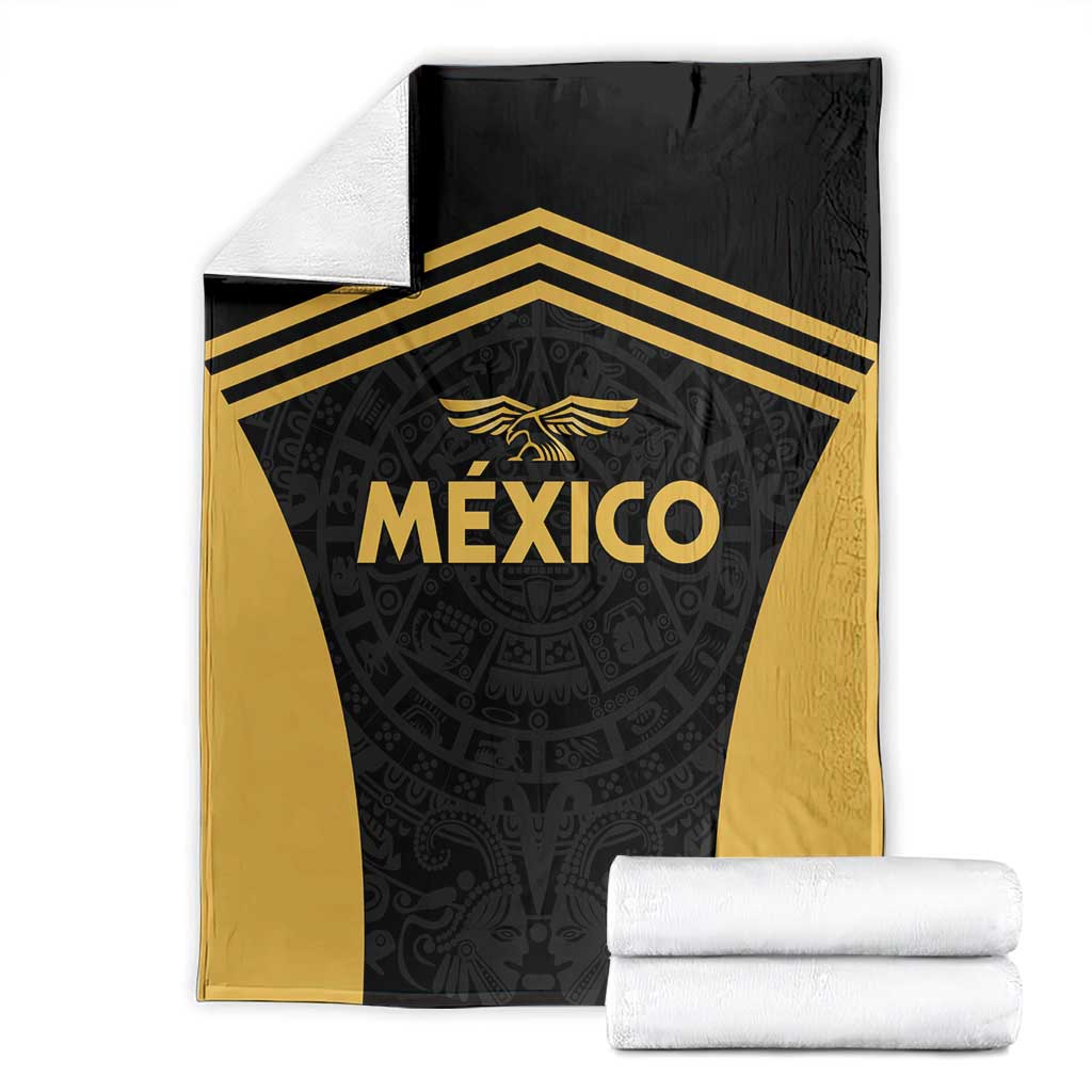 Football 2025 Mexico Blanket Special Gold Edition